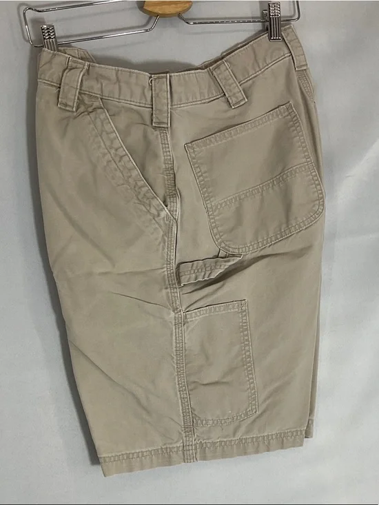 Carhartt Men's Tan Cargo Work Shorts with Patch Pockets - Picture 2 of 7
